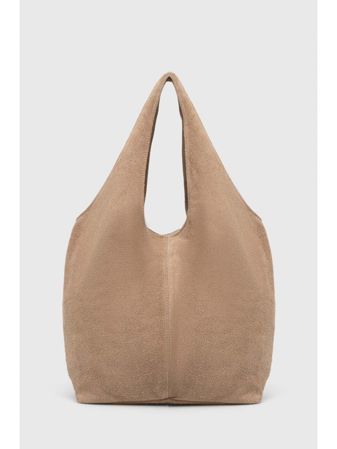 Semišová kabelka Answear LAB béžová barva